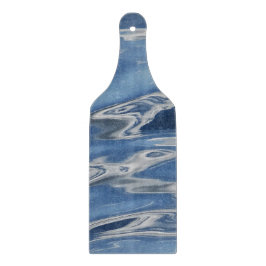 Tabla De Cortar Patrón abstracto azul