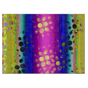 Tabla De Cortar Patrón abstracto colorido