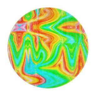 Tabla De Cortar Patrón abstracto de color brillante