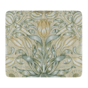 Tabla De Cortar Patrón Antiguo de Granada William Morris Lily