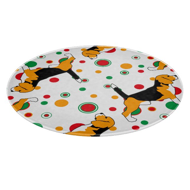 Tabla De Cortar Patrón Beagle (Borde)