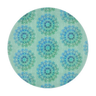 Tabla De Cortar Patrón Blue Lacy