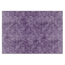 Tabla De Cortar Patrón de ajuste de burbujas púrpura