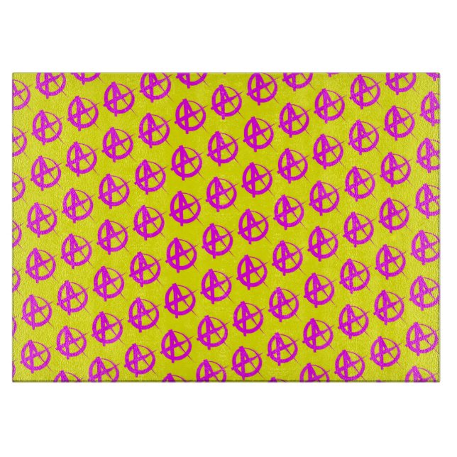 Tabla De Cortar Patrón de anarquía (Anverso)