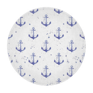 Tabla De Cortar Patrón de anclaje de color de agua 2