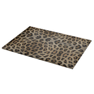 Tabla De Cortar Patrón de animal de piel de leopardo elegante de m