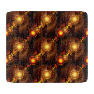Tabla De Cortar Patrón de arte abstracto boho elegante moderno dor