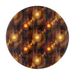 Tabla De Cortar Patrón de arte abstracto boho elegante moderno dor