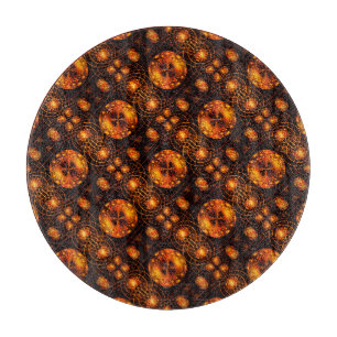 Tabla De Cortar Patrón de arte abstracto elegante boho moderno dor