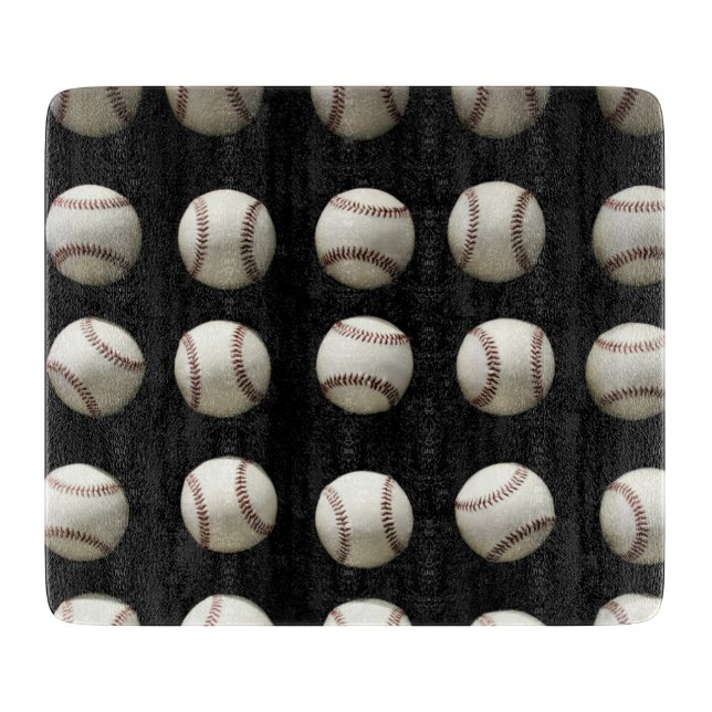 Tabla De Cortar Patrón de béisbol (Anverso)