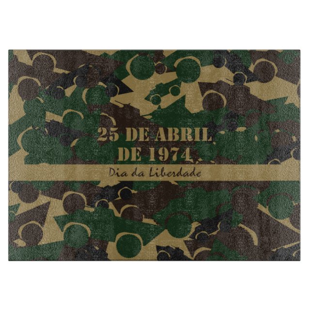 Tabla De Cortar Patrón de camuflaje de vehículos militares (Anverso)