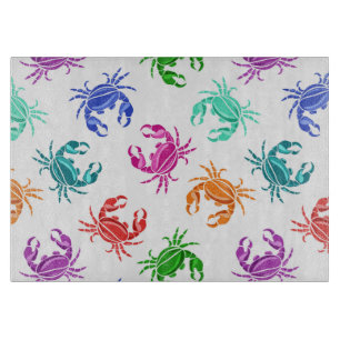 Tabla De Cortar Patrón De Cangrejos