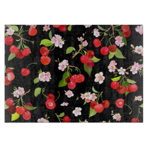Tabla De Cortar Patrón de Cereza 2