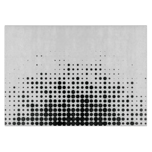 Tabla De Cortar Patrón de círculo geométrico urbano moderno, lúdic