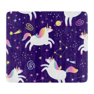 Tabla De Cortar Patrón de club de fans de Unicorn
