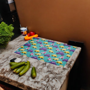 Tabla De Cortar Patrón de coches de juguete multicolor