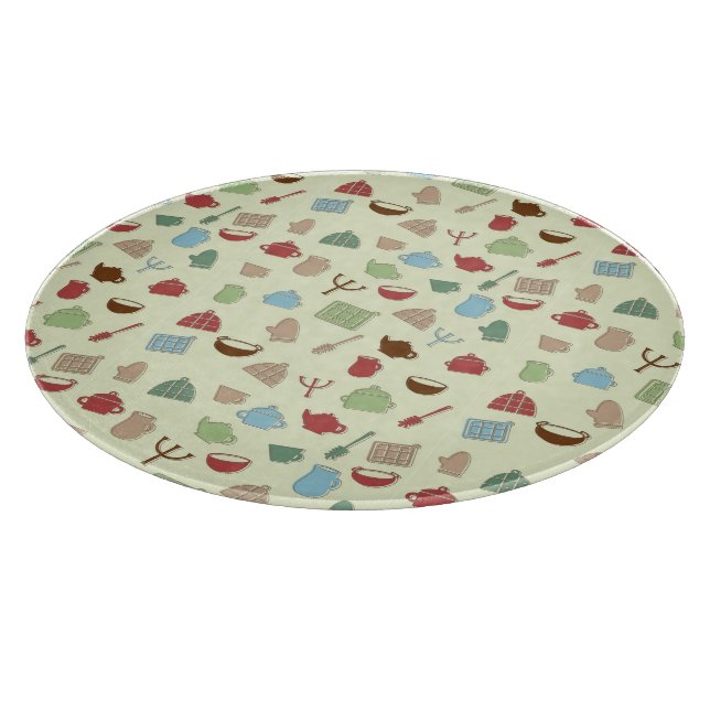 Tabla De Cortar Patrón de cocina (Borde)