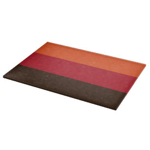 Tabla De Cortar Patrón de color retro 3 rayado de 70