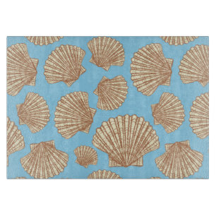 Tabla De Cortar Patrón de conchas de estilo vintage