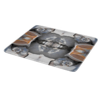 Tabla De Cortar Patrón de conchas marinas