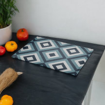 Patrón de cuadrados azules