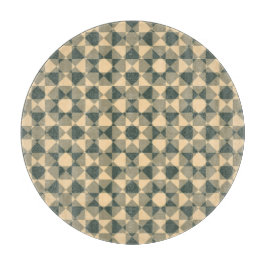 Tabla De Cortar Patrón de Cuadro de Diamante de Verificación Color
