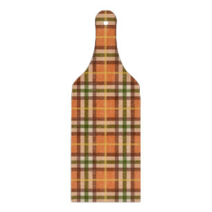 Tabla De Cortar Patrón de Cuadro de Otoño