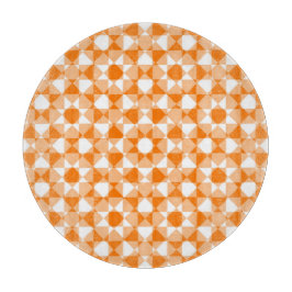 Tabla De Cortar Patrón de cuadros de diamantes de cuadros blancos 