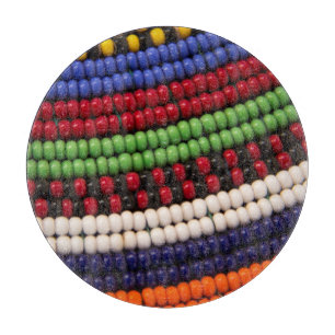 Tabla De Cortar Patrón de cuentas tribales de Massai