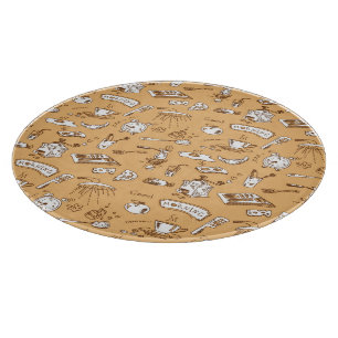 Tabla De Cortar Patrón de desayuno 2