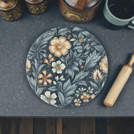 Tabla De Cortar Patrón de estilo botánico inspirado en William Mor