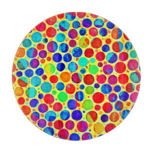Tabla De Cortar Patrón de estilo y Moda colorido