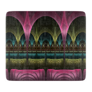 Tabla De Cortar Patrón de fantasía especial Resumen Fractal colori