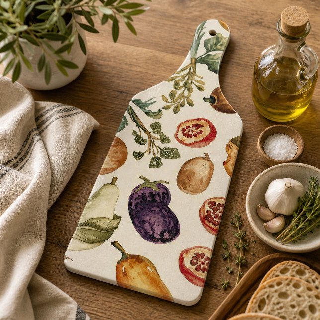 Tabla De Cortar Patrón de frutas y verduras (Subido por el creador)