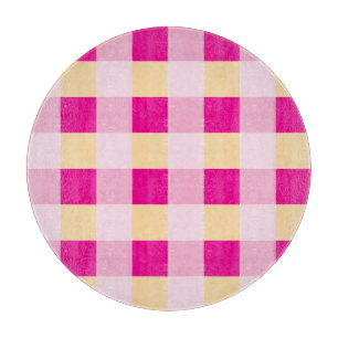 Tabla De Cortar Patrón de Gingham