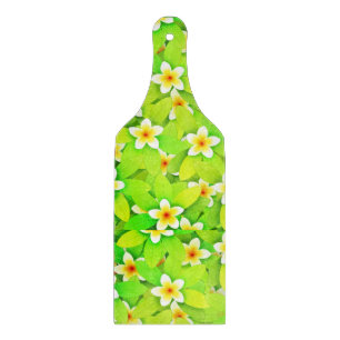 Tabla De Cortar Patrón de hojas verdes florales-61717