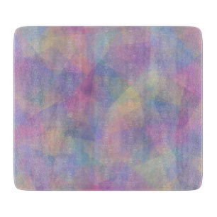 Tabla De Cortar Patrón de ilusión abstracta colorida