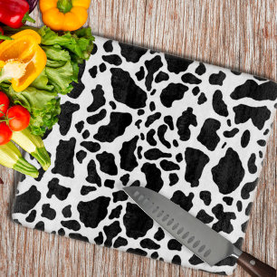 Tabla De Cortar Patrón de impresión de animales en puntos de vaca 