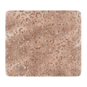 Tabla De Cortar Patrón de Impresión de Piel de Leopardo Guepardo N