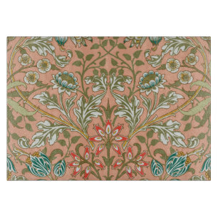 Tabla De Cortar Patrón de Jacinto de William Morris Rosa Polvorien
