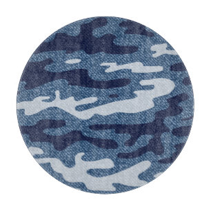 Tabla De Cortar Patrón de jeans de denim para el camuflaje visto
