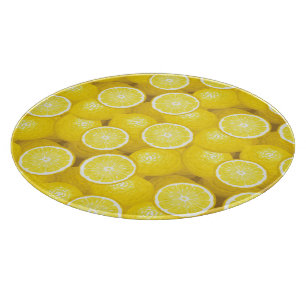 Tabla De Cortar Patrón de limón 2