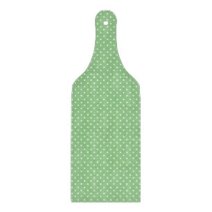 Tabla De Cortar Patrón de lunares verdes