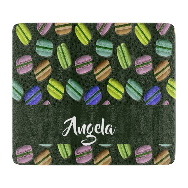 Tabla De Cortar Patrón de macros de nombre personalizado (Anverso)