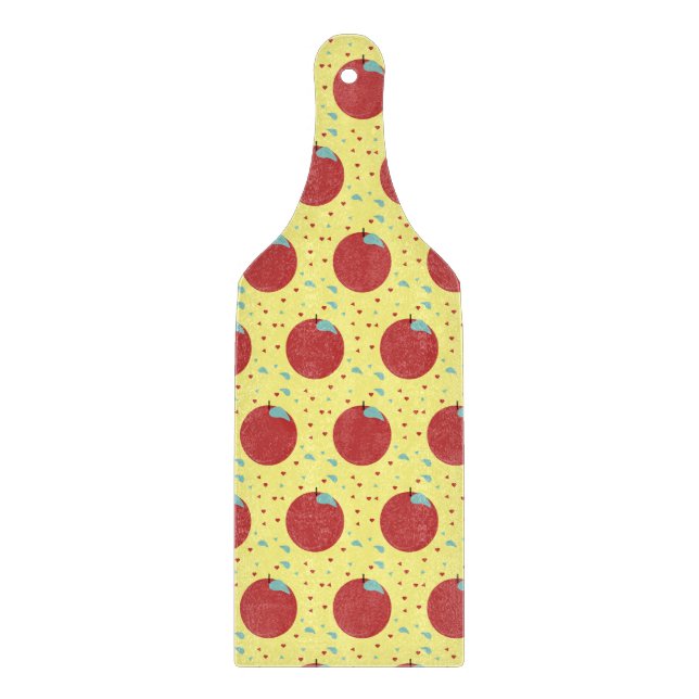 Tabla De Cortar Patrón de manzana de fruta moderna Dulce (Anverso)