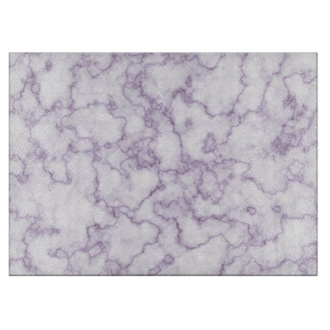 Tabla De Cortar Patrón de mármol púrpura (Anverso)