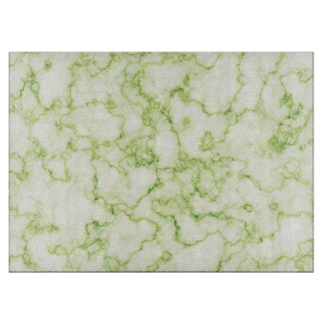 Tabla De Cortar Patrón de mármol verde (Anverso)