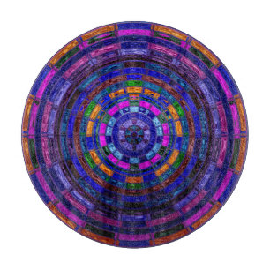 Tabla De Cortar Patrón de mosaico abstracto #2