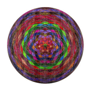 Tabla De Cortar Patrón de mosaico abstracto #5
