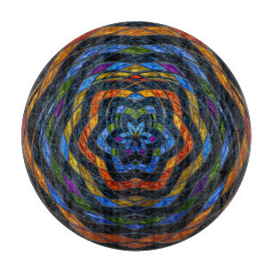 Tabla De Cortar Patrón de mosaico abstracto #6